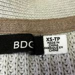 Urban Outfitters BDG Gray Waffle Knit Open Front Pockets Cardigan Sweater Top XS Photo 3