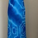 Vintage Jay Jacobs Blue Tie Dye Mesh Spaghetti Strap Maxi Dress, Size Large Size M Photo 0