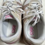 ASICS  Lyte Classic Oatmeal/White/Pink Shoe Sz 11-NWOB Photo 6