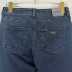 Armani Jeans J18 Dahlia Dark Blue Slim Fit Denim Blue 27 Logo Stretch Classic Photo 4