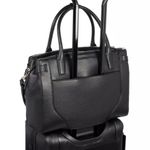 Tumi Stanton Kiran Tote Black Leather Travel Bag Photo 1