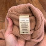 Wilfred Aritzia  Free Womens Small Pink Long Slit Midi Skirt Cozy Terry Cloth Photo 3