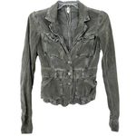 Joie  Green Corduroy Blazer Sz XS Photo 0