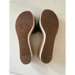 Michael Kors  Women's Warren Leather Wedge Platform Open Toe Slides Shoes 10M Photo 6