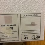 Christian Dior Dior DIORIVIERA DIO(R)EVOLUTION SLIDE Quilted Cannage Leather-Effect Fabric 41 Photo 7