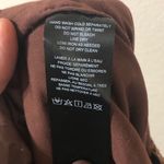 Anthropologie By Floral Faux Leather Lace Shorts in Cocoa Plum - Size 4 Photo 6