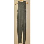 Anthropologie Dolan Dark Heathered Gray Drawstring Waist Sleeveless Jumpsuit Photo 4