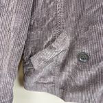 J. Jill | Women's Brown Corduroy Double Breasted Jacket Size M Tall Pea Coat Photo 3