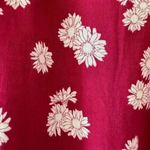 Lush Clothing Lush Ranya Faux Unlined Floral Burgundy Berry Cream White Wrap Cropped XXL #1896 Photo 8