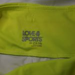 Love&Sports Vibrant White Leggings with Multicolor Waistband Size: XL(16 Photo 3
