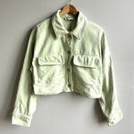 ZARA Cropped Denim Jacket Sz M Photo 0
