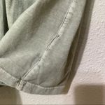 Free People  Green Long Sleeve Mock Neck Tee Shirt XS Sage Oversized Thermal Photo 5