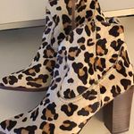 Steve Madden  women leopard leather calf fur Ladd heel boots US 5.5 Photo 5