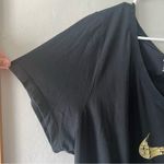 Nike  Black with Metallic Gold Logo T Shirt Size 3X Photo 3