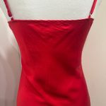 SilkSilky Red 100% Silk Slip Bias Cut Chemise Mini Dress Small Lingerie Coquette Photo 5