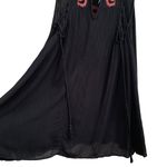 Free People Intimately FP black floral embroidered Adelaide dress / tunic Photo 8