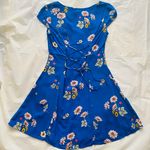 Aeropostale Floral Mini Dress with Corset Style back Photo 4