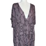 Young Fabulous and Broke Young Fabulous Broke Boxy Kaftan Dress M‎ Embroidered Eyelet Mumu Oversized Boho Photo 3