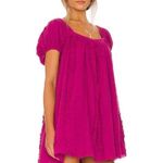 Free People Angele Mini Dress S OB1310143 Dragonfruit Punch Pink SZ Small Photo 0