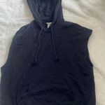 H&M Black Sleeveless Hoodie Photo 0