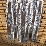 Coldwater Creek  Brown‎ And White Stripe Floral Tank Dress Size 6 Photo 4