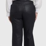 NYDJ NWT Teresa Coated Ankle Wide Leg Jeans (Black Coated) 14W, BLACK COATED Photo 3