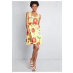 Modcloth NWT Biking Through Brussels Yellow Dress Photo 3