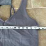 Athleta  Tank Top Womens Size 1X Gray Workout Sports Bra Photo 2