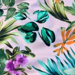 Kona Sol  Women's Light Pink Floral Print Bikini Bottom - Size Medium - NWT Photo 3