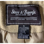 Steve & Barry's Wool Blend Double Breasted Pea Coat Women's S Preppy Brown Tan Photo 2