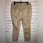 Anthropologie  Pilcro Flocked Baroque Floral High Rise Skinny‎ Jeans Size 32 Photo 6