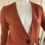 Anthropologie cartonnier burnt orange v neck blazer size XS. #352 Brown Photo 5