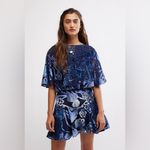 Free People MANUKA BURNOUT VELVET MINI DRESS, Size X-Small , $168 Photo 2