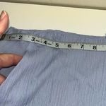 MM.LaFleur M.M. LaFleur Willoughby Pleat Jersey Skirt Chambray Blue Gray Grey SZ 14 Pockets Photo 10