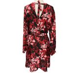 Donna Ricco Women's Floral Pleated Long Sleeve Fit & Flare Midi Dress Size 10 Photo 8
