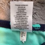 Mossimo Bikini Swim Top Bottom Indigo Night Navy Blue Isle Green Dot Pin Photo 3