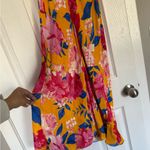 Ronny Kobo Revolve Anika Midi Floral Dress Pineapple Yellow Size XS Photo 6