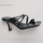 NA-KD  Crossed Toe Strap Heels Black- Size 36 Photo 1