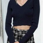 Brandy Melville milena black v neck sweater Photo 0