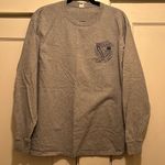 Gildan  | Grey Long Sleeved T-Shirt Tee Hurricane Moe's OBX Kitty Hawk, NC Large Photo 0