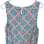 Sundance  Women’s Sz 12 Sleeveless Printed Dress Maxi Long Uneven Hem Photo 7