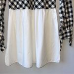 ZARA  Plaid Block Gingham Black & White Mini Dress Photo 4