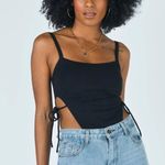 Princess Polly Black High-Leg Bodysuit Photo 0