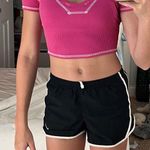 SheIn V-Neck Crop Top Ribbed Photo 0