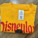Disneyland women’s  Yellow Long Sleeve Mickey Mouse Sweatshirt Photo 4