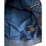 indigo. Moon Women's Patchwork Floral Embroidered Jacket Color Block Boho Size M Photo 4