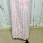 Miss Elaine Sz M Seersucker House Coat Robe Nightgown House Dress Full Zip Pink Size M Photo 10