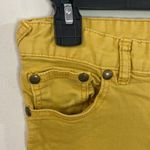 Free People  low rise mustard skinny stretch jeans size 26 Photo 4