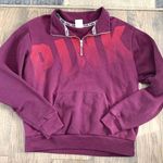 PINK - Victoria's Secret Victoria’s Secret Pink Half Zip Sweatshirt  Photo 0