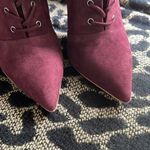 L'Agence Burgundy Lace-Up Boots size 6 Photo 8
